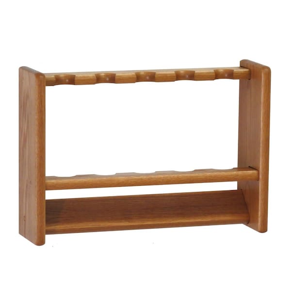 Wooden Mallet 5 Fishing Rod Rack Medium Oak PRF5MO - main